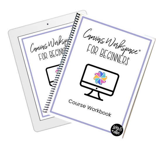 Canvas Workspace Self Study Workbook (Digital + Print)